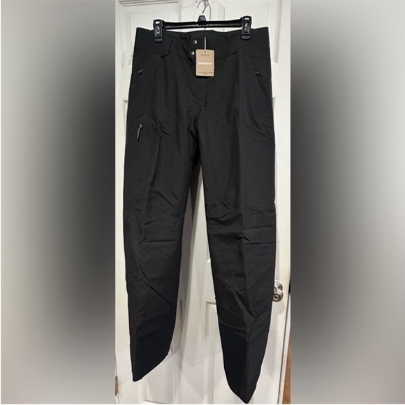 Patagonia Men's Small Insulated Powder Town Snow Ski Snowboard Pants Black NWT - Picture 1 of 8